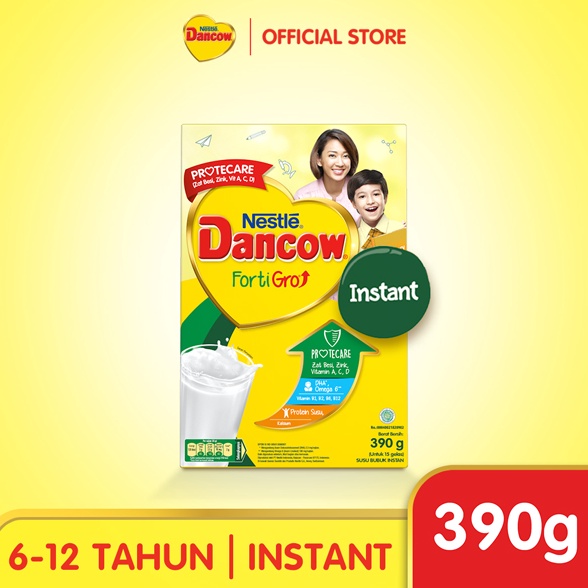 

CKWHJ DANCOW Fortigro Susu Bubuk Susu Anak Instant 390g 80