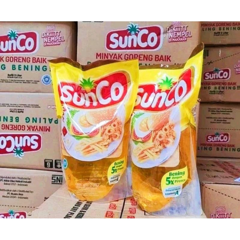 

Minyak SunCo 2 Liter Kemasan Refill