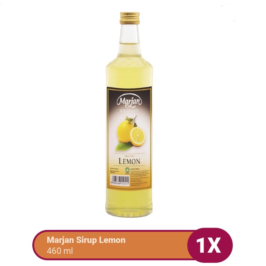 

[COD U886] SYRUP MARJAN BOUDOIN SIRUP LEMON 460ML lcykw