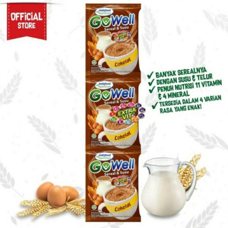 

[RMV63] Indofood Go Well Sereal & Susu RENCENG Isi 10 83