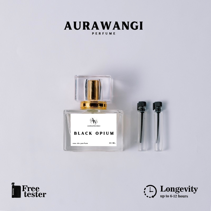 Aurawangi Perfume -  BLACK OPIUM Eau de Perfume 10ml - 25ml - 35ml- Parfum Wanita - Parfum Unisex - 