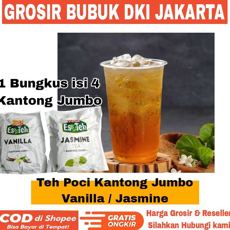 

[Produk 0I95] Es Teh P0Cl Jasmine Vanilla 4 Kantong Usaha Es Pinggir Jalan Paling Popular