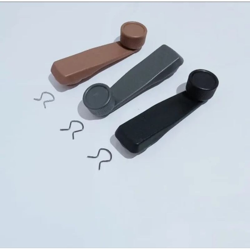 HANDLE PUTARAN KACA MOBIL L 300 WARNA HITAM,ABU,COKLAT