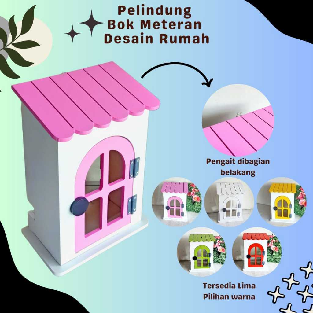 Box Meteran Listrik Token Shabby / Kotak PLN Pulsa/Token Dekorasi rumah