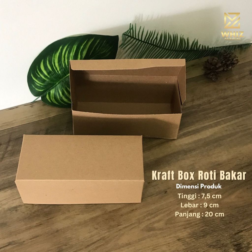 Box Roti Bakar Kraft Laminasi Dus Roti Bakar Kotak Roti Bakar Murah