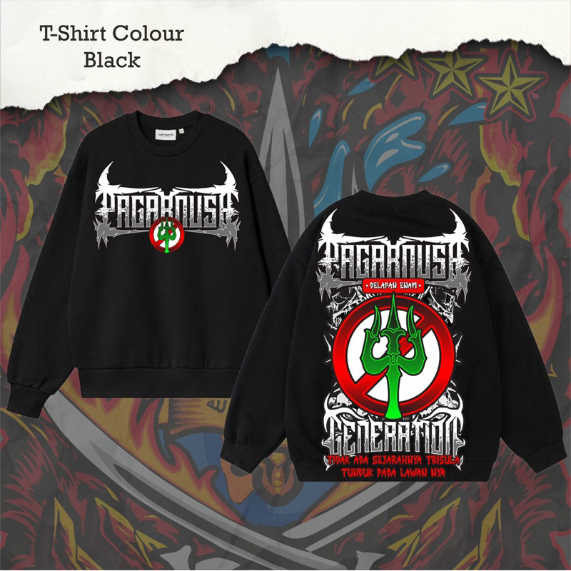 Sweater Pagar Nusa The Legend of Tri sula Delapan Enam Generation