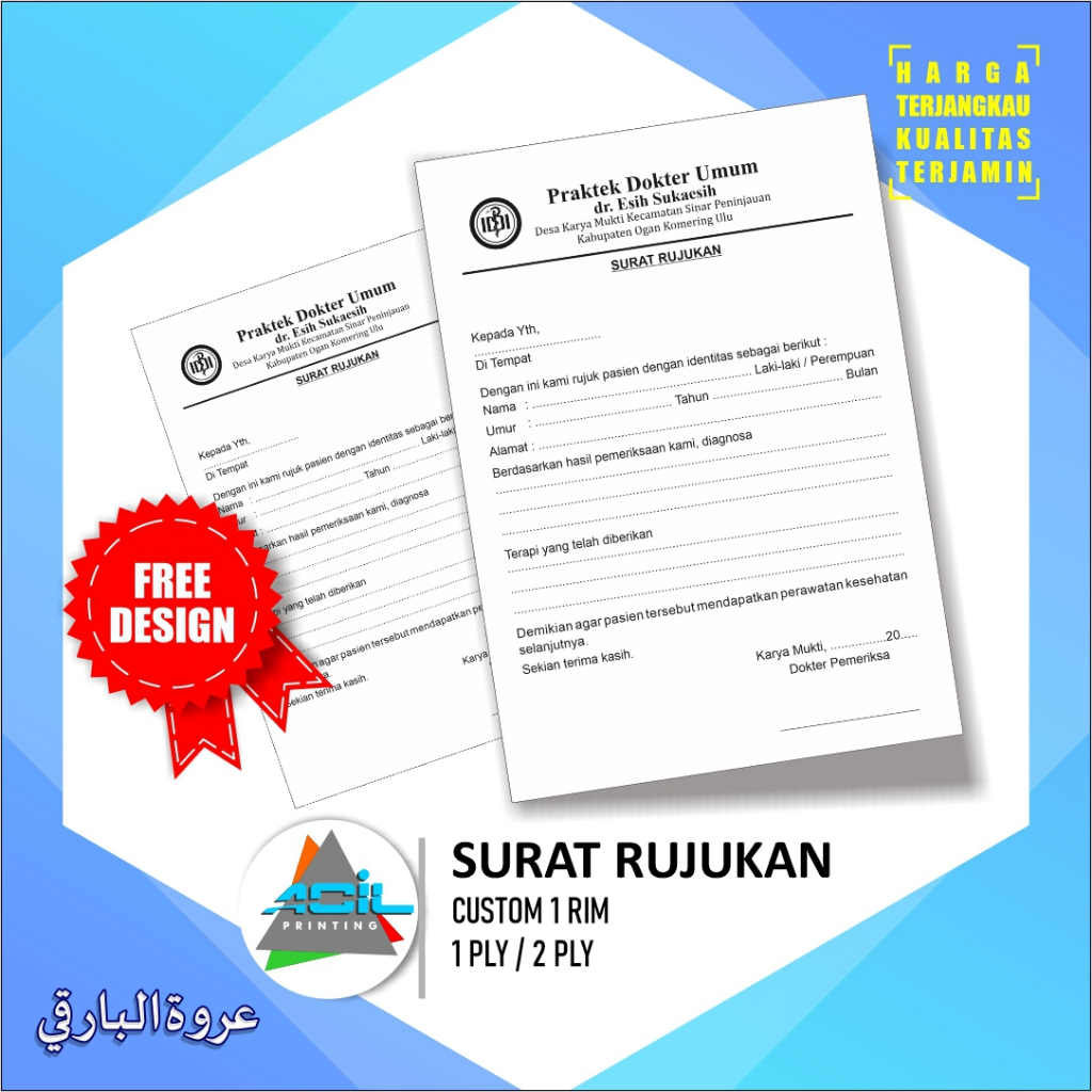 

CUSTOM CETAK NOTA BUKU RUJUKAN NOTA RUJUKAN BIDAN BUKU RUJUKAN TENAGA MEDIS