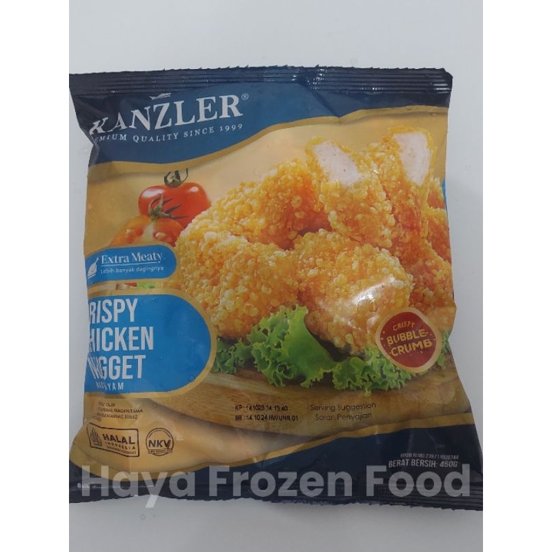 

KANZLER Chicken Nugget Crispy / Stick / Original 450 gr