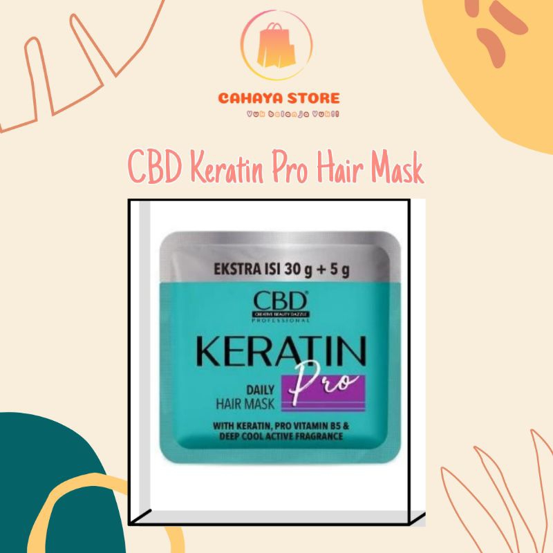 CBD Keratin Pro Daily Hair Mask BPOM/ Hair Mask Keratin Original