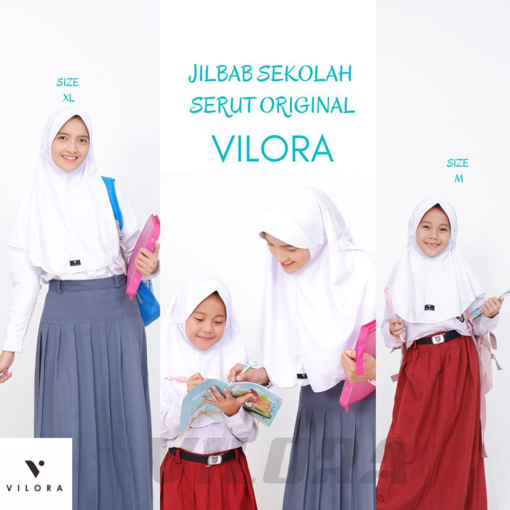 JILBAB SEKOLAH ORIGINAL VILORA