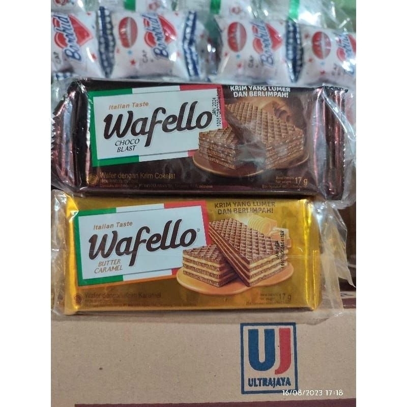 

WAFELO ROMA WAFER COKLAT|VANILA|