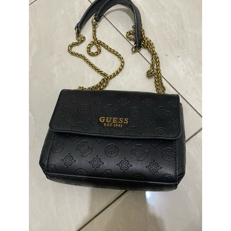 GUESS NOELLE MINI CROSSBODY FLOP BAG