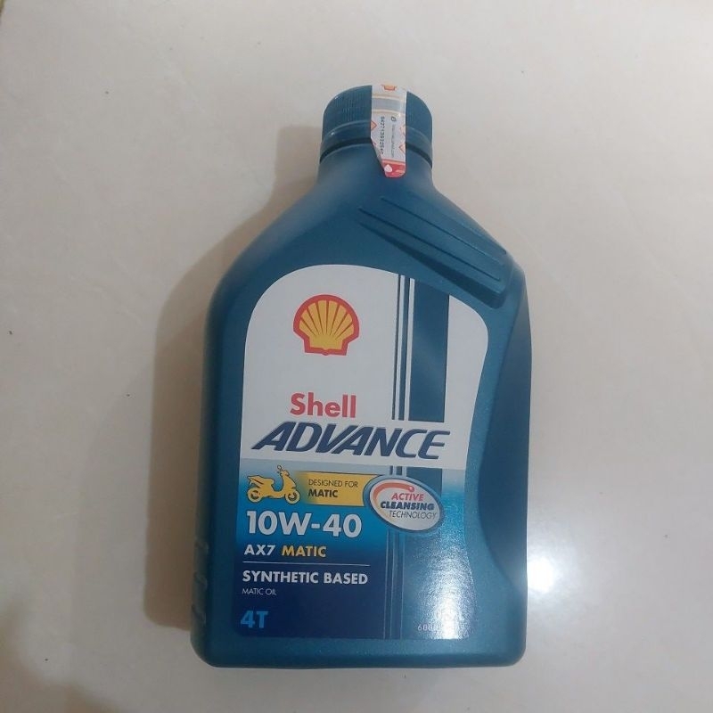 oli shell advance 10w-40 AX7 Matic