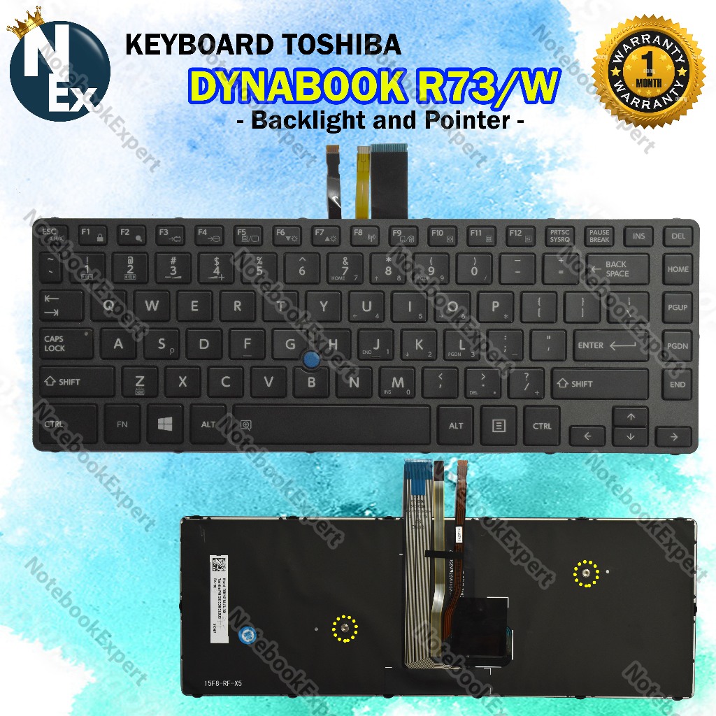 Keyboard Toshiba Dynabook R73/A R73/B R73/D R73/T R73/U R73/W