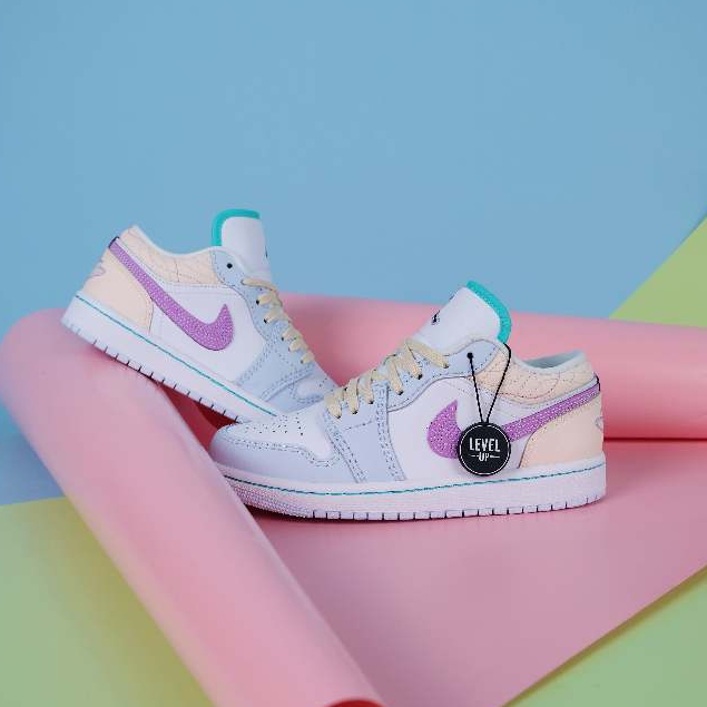 Air Jordan 1 Low Multicolor Sashiko (W) 100% Original