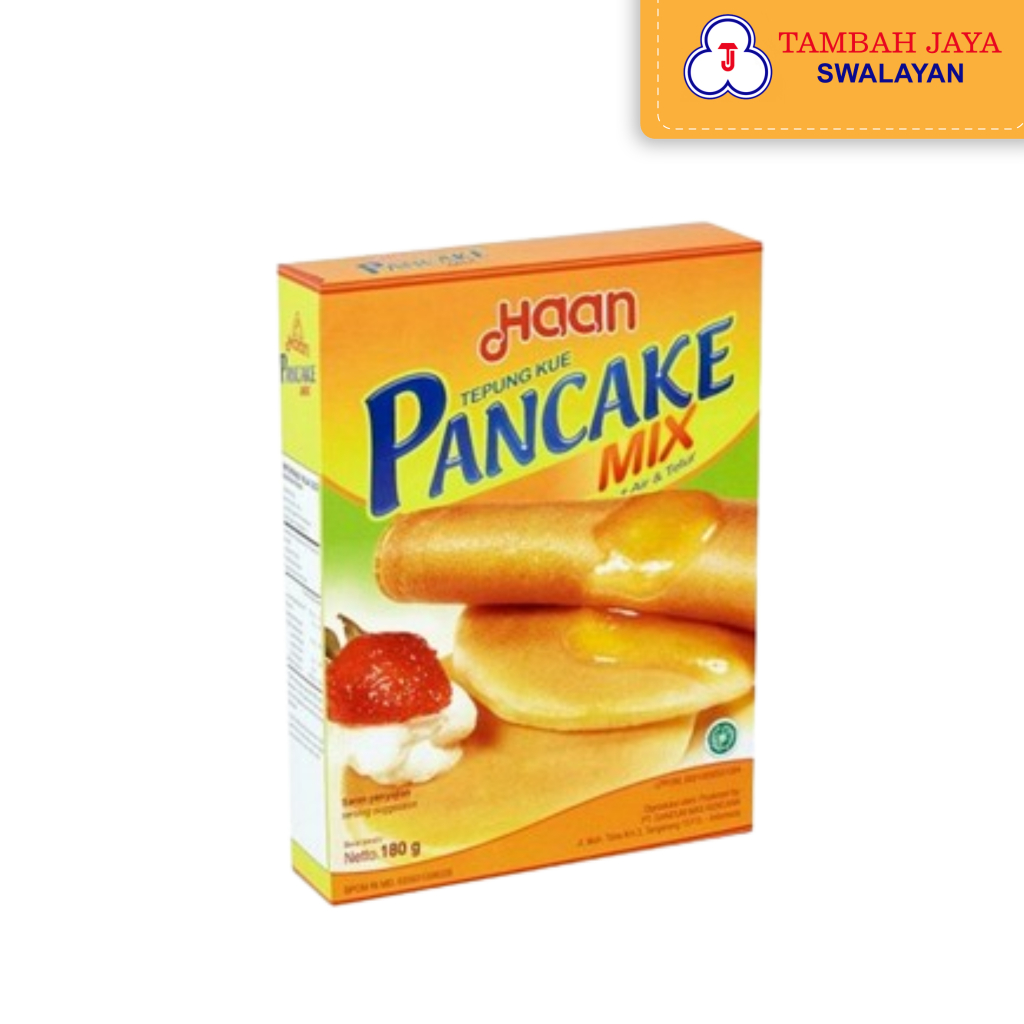 

Haan Pancake Mix (cukup tambah air&telur) 180gr