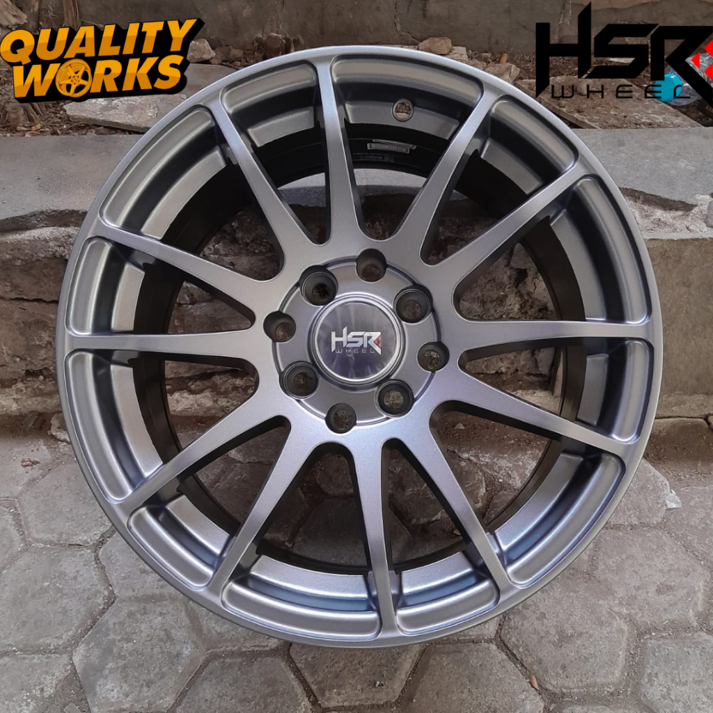 Velg mobil Terbaru model jari jari ring 15 Pelek HSR PASIFIC R15 lebar 7 offset 40 pnp avanza Xenia 