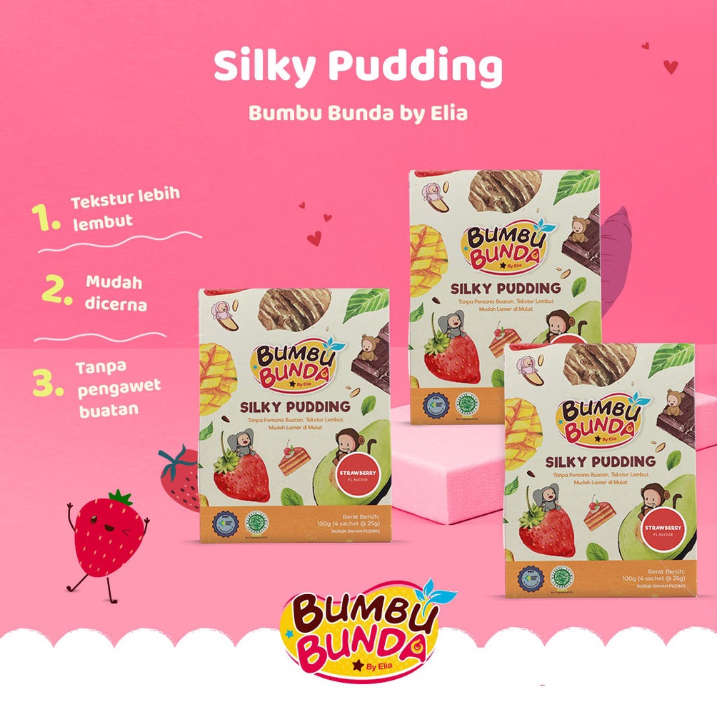 

Best Terlaris➫ Bumbu Bunda by Elia Silky Pudding Non Pemanis Buatan Non Pengawet Tektur Lembut Mudah Lumer di Mulut Bubuk Puding Bumbu Bunda tjmmd