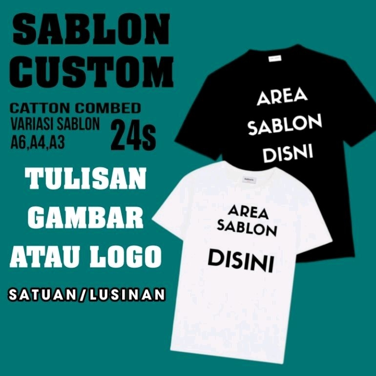 Kaos Custom Combed 24s