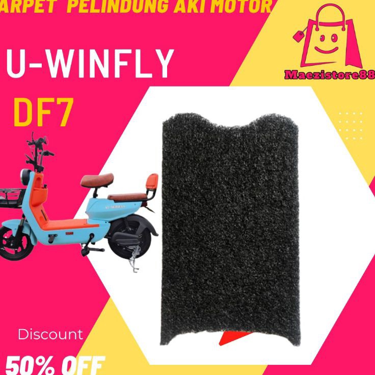 ❀Super Promo✭➘ Karpet Sepeda Motor Listrik UwinFly DF7 P43 ✰
