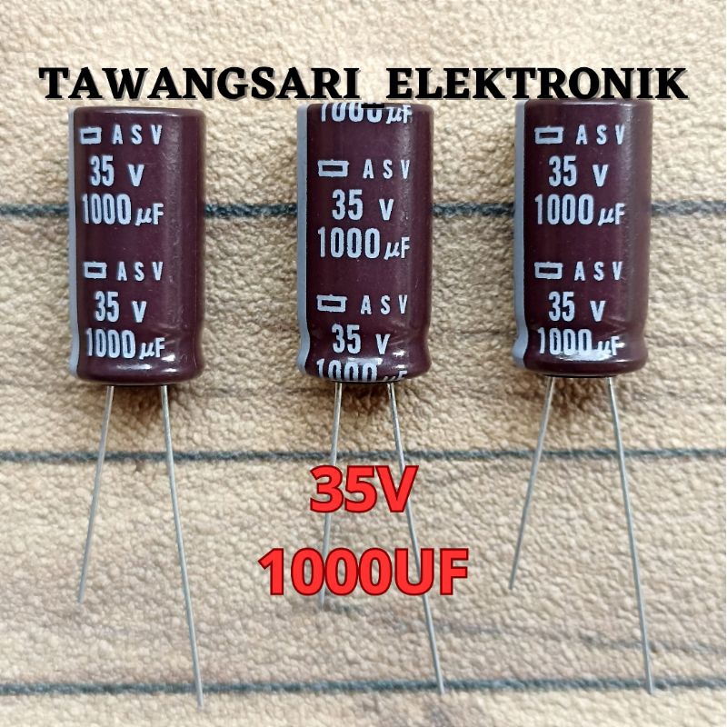Elco 35v/1000uf elko 35v 1000uf kapasitor elko 35V 1000UF