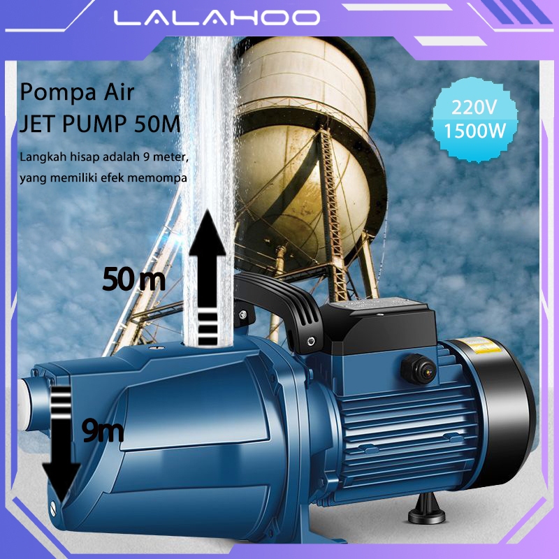 pompa air jet pump 50 meter 1500W mesin pompa air shimizu 50meter Pompa Booster Otomatis Booster Water Heater