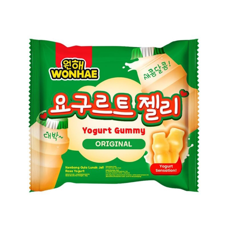 

WONHAE Yogurt Gummy Original 48 gr