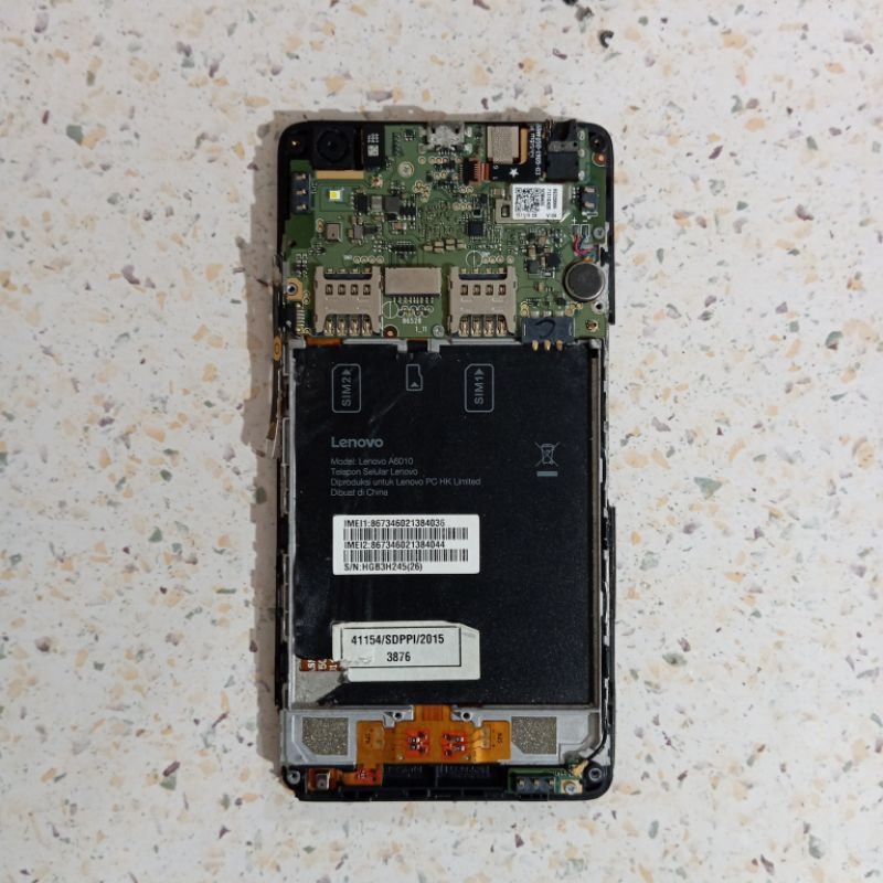 MESIN LENOVO A6000 NORMAL TESTED