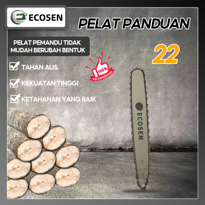 Buy_Mint Ecosen Rantai Chainsaw 20 22 24 Inch Guide Bar Chainsaw Blade Chainsaw Chain 325 Berlaku