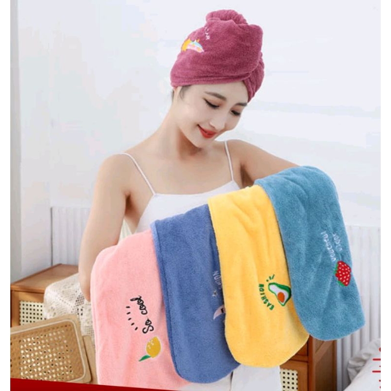 Handuk Keramas / Handuk Kepala / Turban Keramas / Handuk Rambut Keramas / Towel Keramas