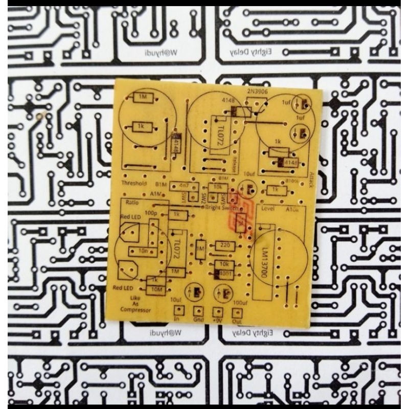 PCB EFEK GITAR LIKE AS COMPRESSOR