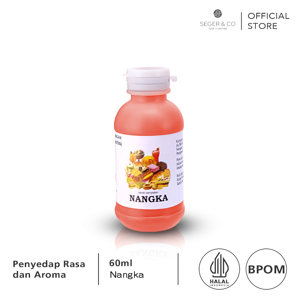 

Seger & Co Essence Pasta Perisa Makanan BPOM 60ml All Variant Food Flavors Bahan Tambahan Pangan (60ML) NANGKA