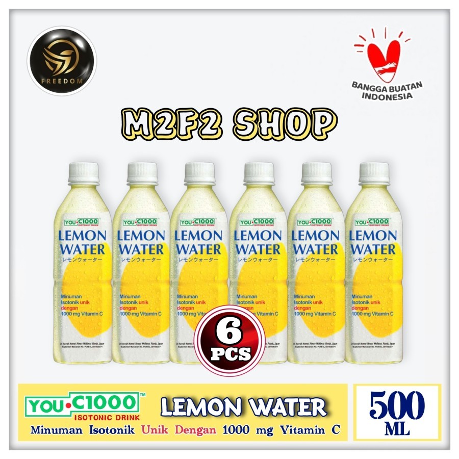 

YOU C1000 | C 1000 Isotonic Drink Lemon Water - 500 ml (Kemasan 6 Pcs)