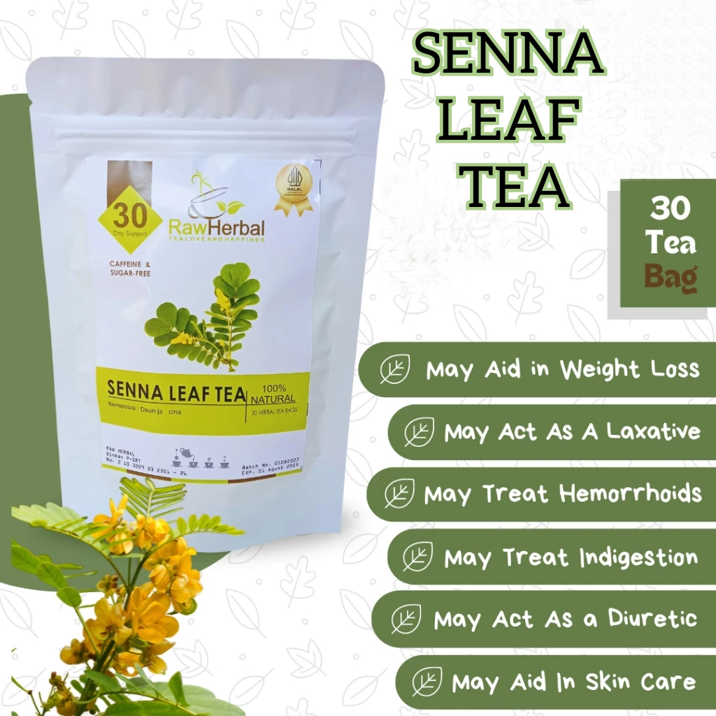 SENNA LEAF TEA Herbal Teh Daun Senna