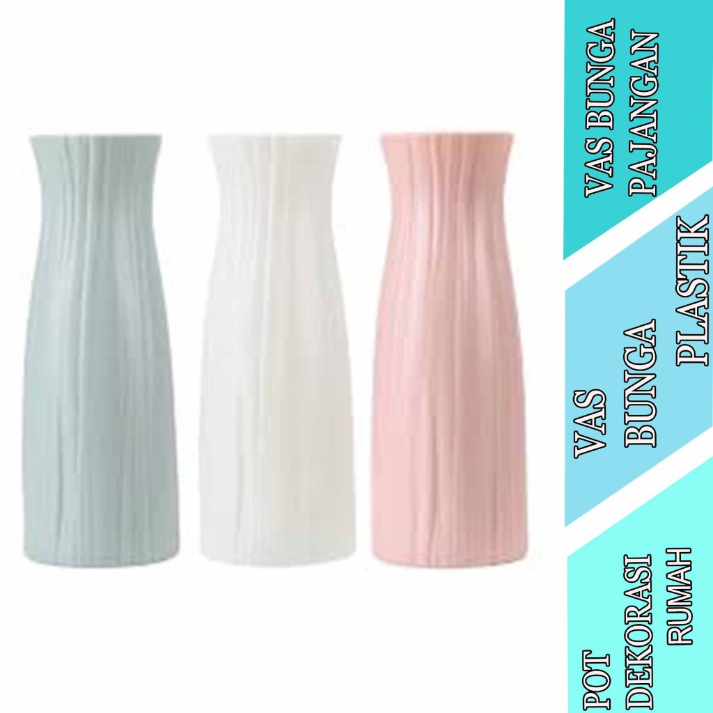 Vas Bunga Plastik - Vas Bunga Botol - Pot Dekorasi Rumah - 3502