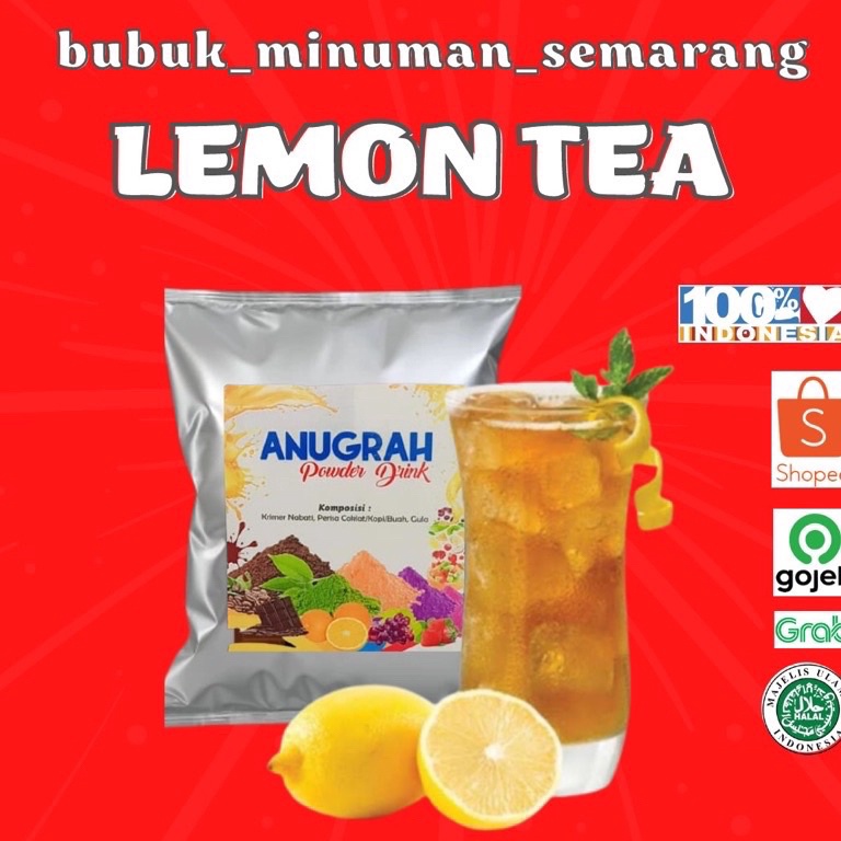 

[✢D19<] Bubuk Minuman Lemon Tea Reguler 1 kg [142]