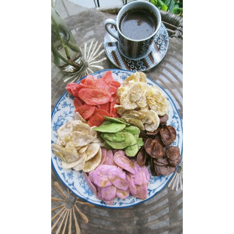 

keripik pisang coklat lumer