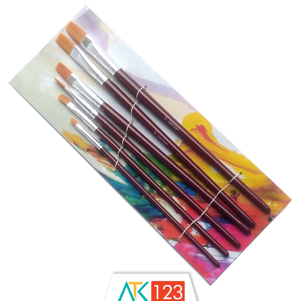 

[KODE PRODUK BAZCK9655] Kuas Lukis / Brush Joyko Set BR-4