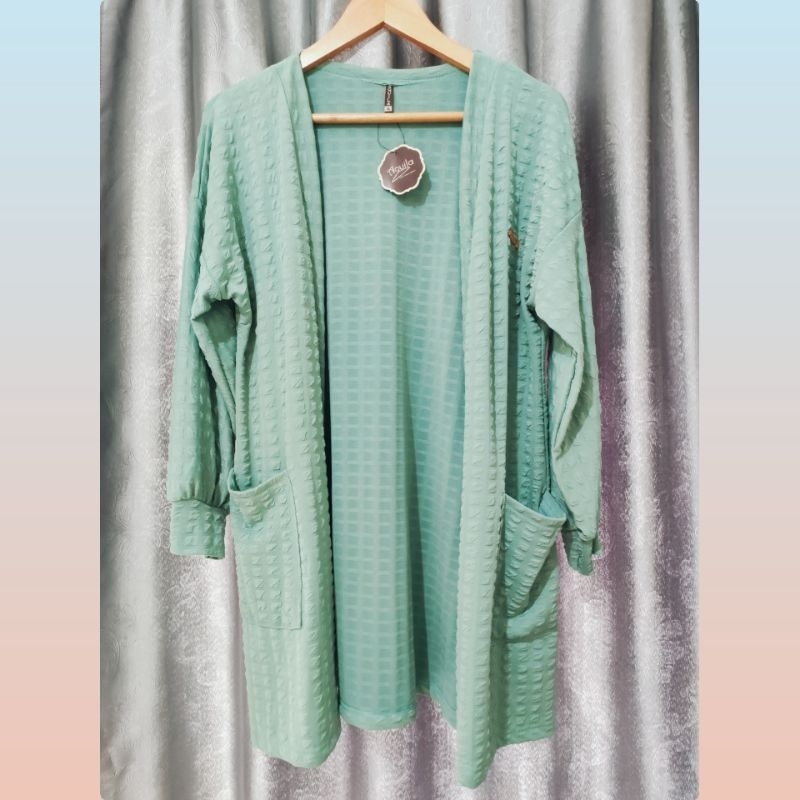 cardigan - hijau