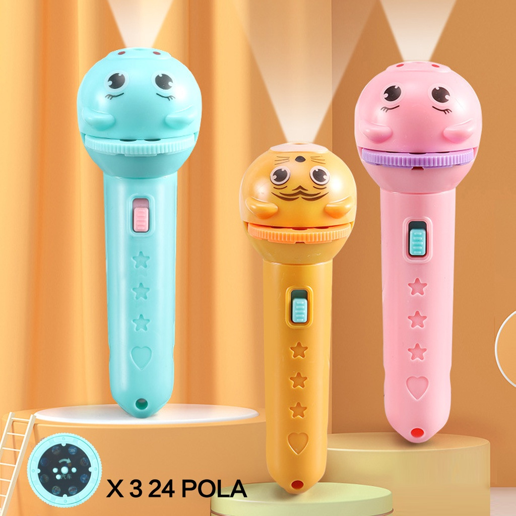 Mainan Edukasi Anak Mainan Proyektor Senter Anak