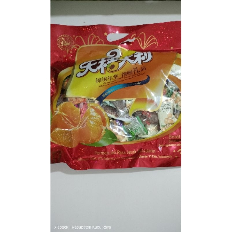 

permen jeli rasa jeruk mandarin