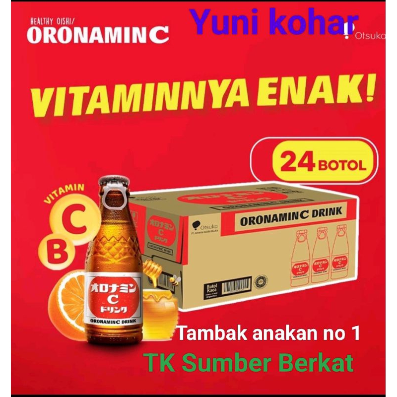 

oronaminC drink 120ml isi 24 botol