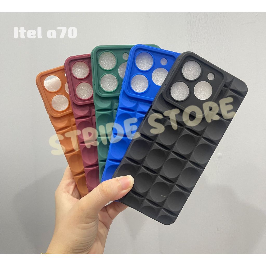 macaron case itel a70 itel s23 plus itel s23 soft case cubic case casing itel