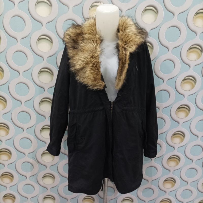 JAKET PARKA WANITA GLOBAL WORK ORIGINAL SIZE M JKR108