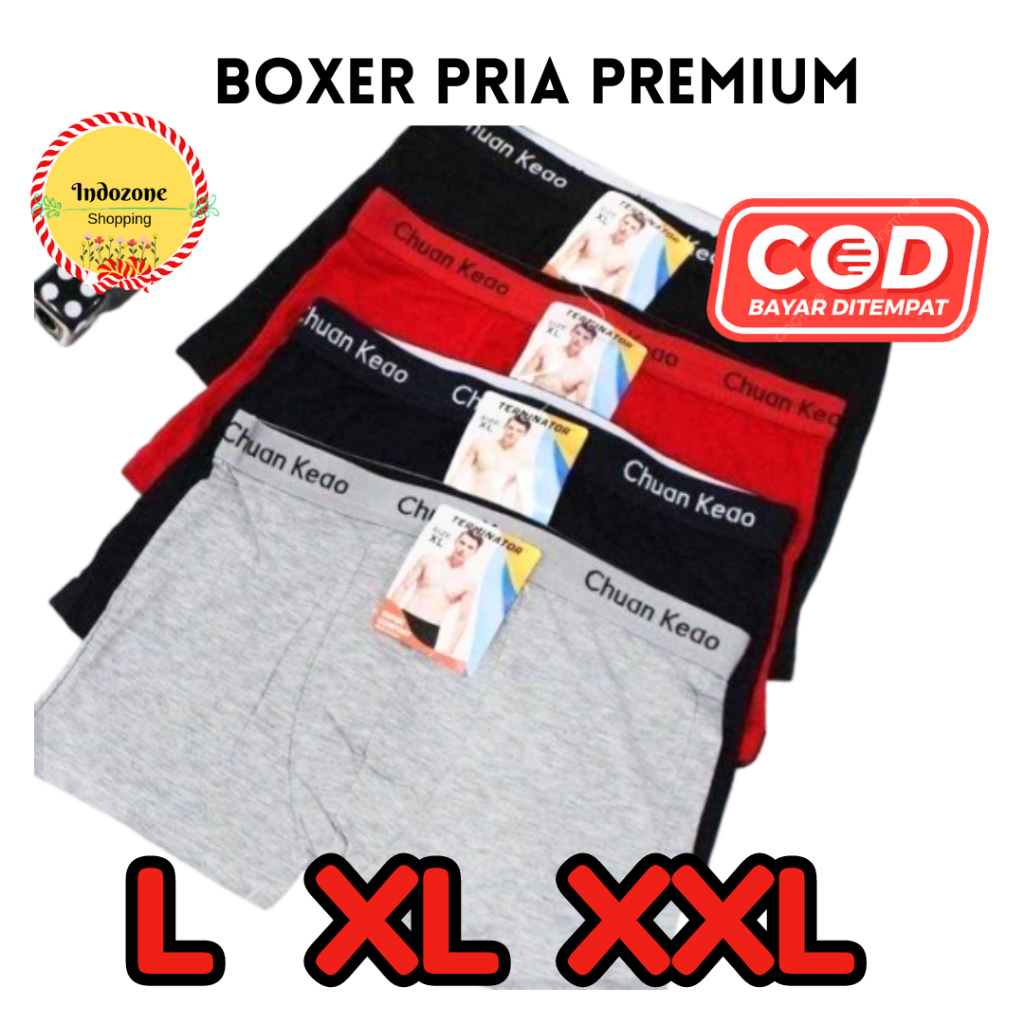 Celana Boxer Pria Dewasa Celana Dalam Pria Dewasa Sexy Chuan Kedo Celana Dalem Pria CD Sempak Katun 