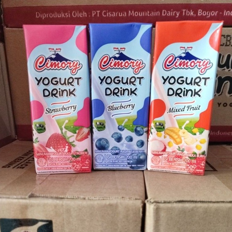 

[KODE PRODUK RAHSU5090] 1 DUS CIMORY YOGURT DRINK 200ML 1 KARDUS ISI24 SAMEDAY INSTANT