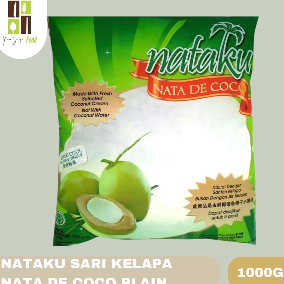 

[✺Y19\] Nataku Nata De Coco Sari Kelapa Plain 1000g [1 Pcs ] [252]