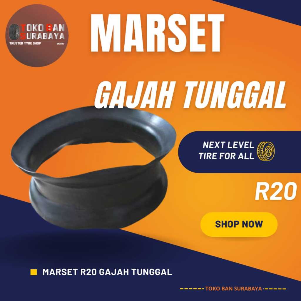 Flap marset lidah ban perut ban GT R20 R 20 20R Gajah Tunggal
