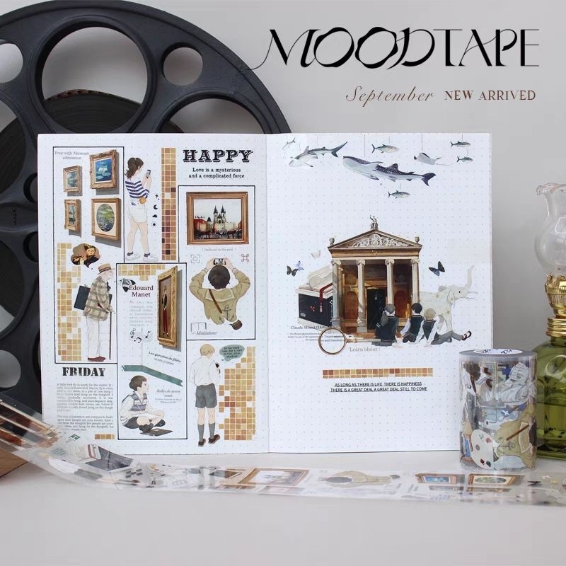 

[MT05] sample moodtape washitape museum journal planning