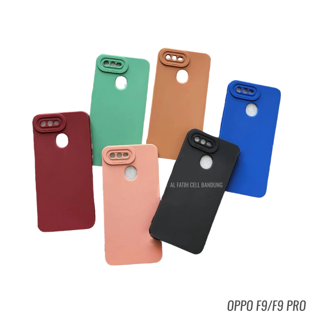 Case Oppo F9 F9 Pro Softcase Pro Camera - Candy Case - Casing Macaron - Case Polos